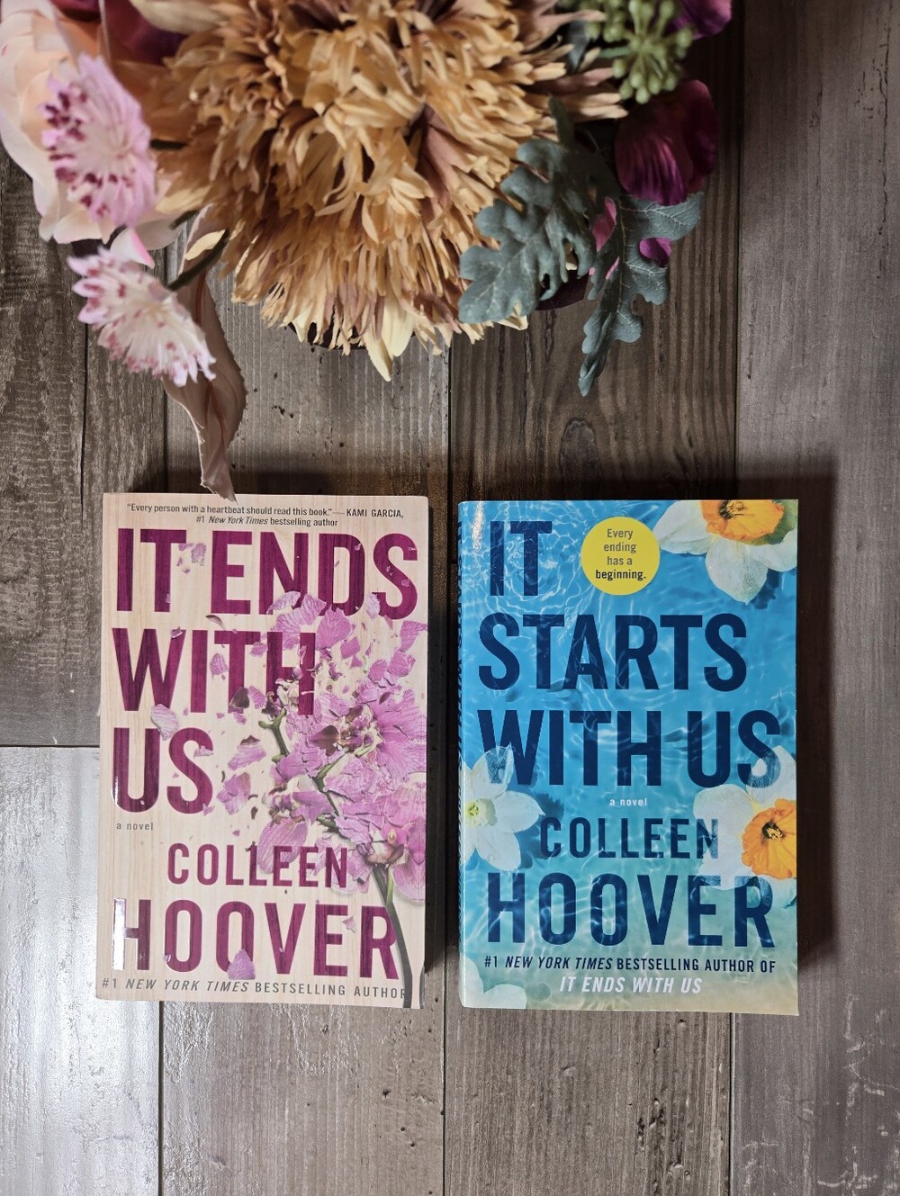 It Ends With Us & It Starts With Us Colleen Hoover 2‑Book Paperback Bundle